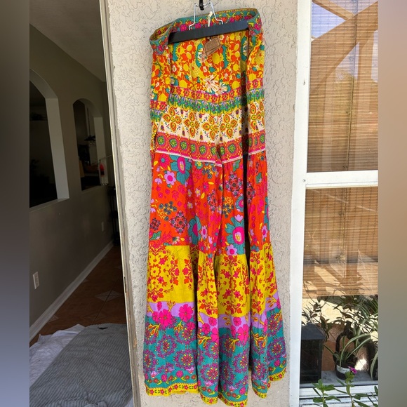 NATURAL LIFE NWT Multicolor Floral Wide Leg Paloosa Pants it’s size Large - Picture 2 of 3